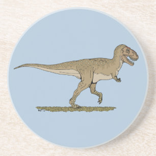 Dessous De Verre En Grès Dinosaure crétacé Tyrannosaurus rex