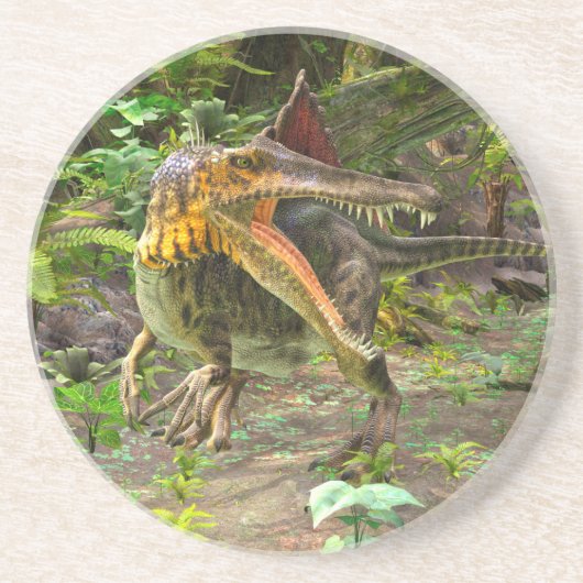 Dessous De Verre En Grès Dinosaure Spinosaurus (Devant)