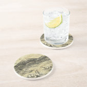 Dessous De Verre En Grès Dinosaures (Côté)