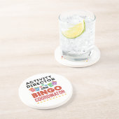 Dessous De Verre En Grès Directeur d'activité aka Coordonnateur de bingo (Côté)