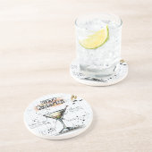 Dessous De Verre En Grès Dirty Martini (Côté)