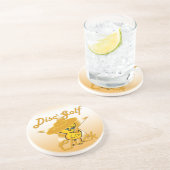 Dessous De Verre En Grès Disk Golf (Côté)