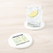 Dessous De Verre En Grès Distributeurs prolifiques de bactéries d'amour de (Côté)