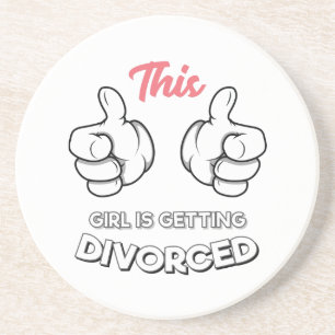 Dessous De Verre En Grès Divorce - Cette Fille Se Divorce