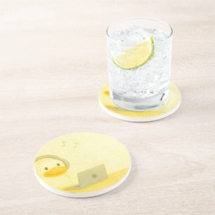 Dessous De Verre En Grès DJ heureux