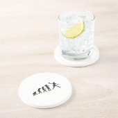 Dessous De Verre En Grès Dodgeball (Côté)