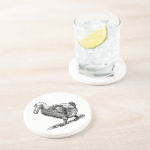 Dessous De Verre En Grès Dodo Bird (Côté)