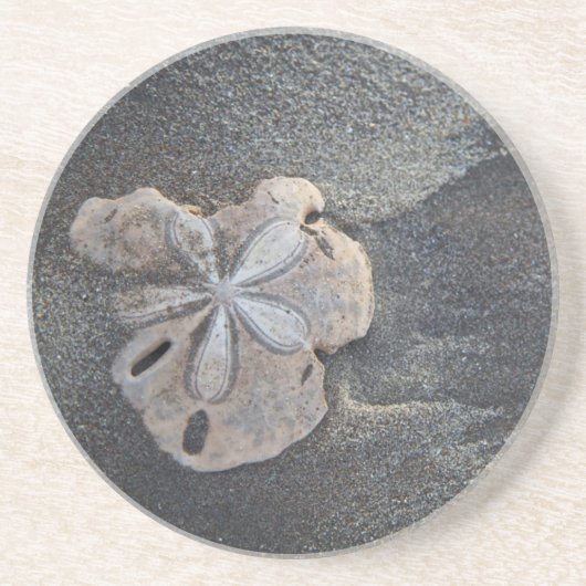 Dessous De Verre En Grès Dollar des sables sur le sable (Devant)