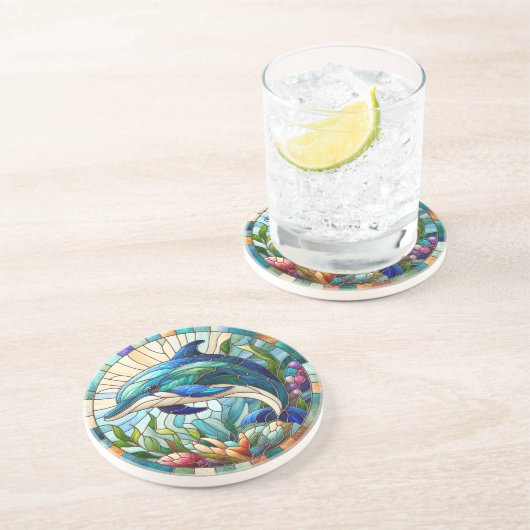 Dessous De Verre En Grès Dolphin Sandstone (Côté)