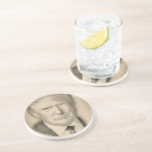 Dessous De Verre En Grès Donald Trump (Côté)