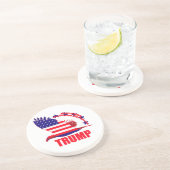 Dessous De Verre En Grès Donald Trump (Côté)