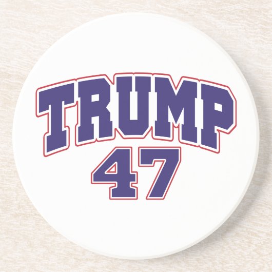 Dessous De Verre En Grès Donald Trump 47 (Devant)