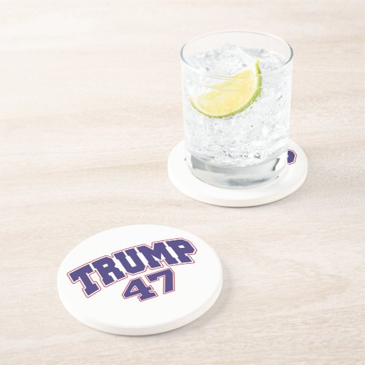 Dessous De Verre En Grès Donald Trump 47 (Côté)