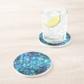 Dessous de verre en grès d'ormeau (Côté)