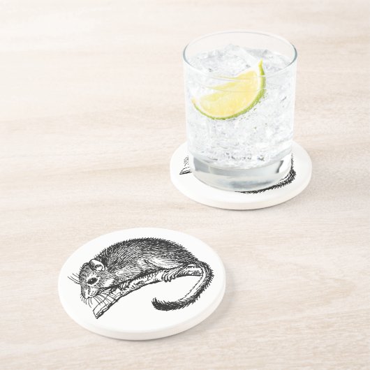 Dessous De Verre En Grès Dormouse (Côté)