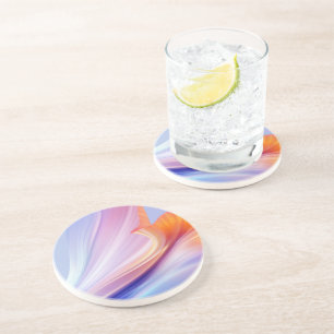 Dessous De Verre En Grès Douceur soyeuse de lavande de bonheur floral