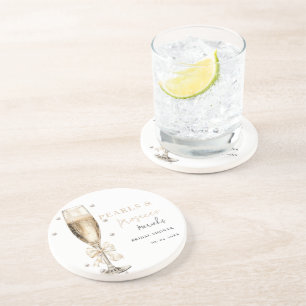 Dessous De Verre En Grès Douche nuptiale Pearl & Prosecco