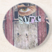 Dessous De Verre En Grès douleur oculaire (Devant)