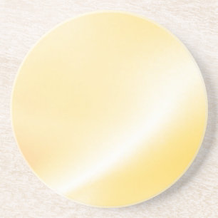 Dessous de verre en grès doux à impression orange