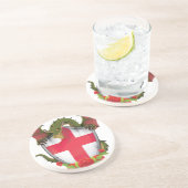 Dessous De Verre En Grès Dragon d'Angleterre (Côté)