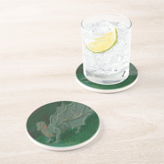 Dessous De Verre En Grès Dragon de marais (Côté)