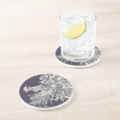 Dessous De Verre En Grès Dragon enchanté (Côté)