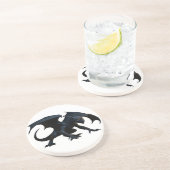 Dessous De Verre En Grès Dragon Ninja (Côté)