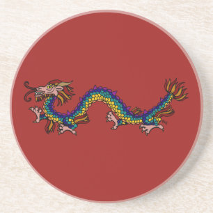 Dessous De Verre En Grès Dragon oriental