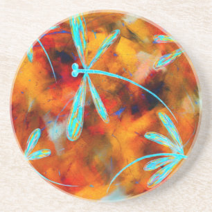 Dessous De Verre En Grès Dragonfly Desert Flit