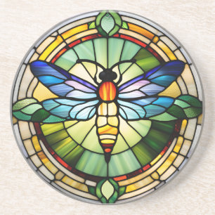 Dessous De Verre En Grès Dragonfly en verre