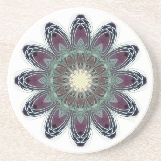 Dessous De Verre En Grès Dragonfly Wings Mandala (Devant)