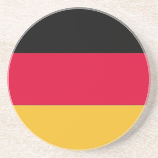 Dessous De Verre En Grès Drapeau allemand (Devant)