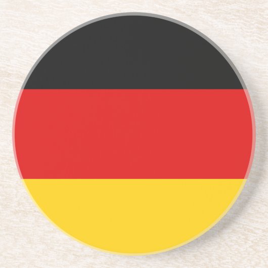 Dessous De Verre En Grès Drapeau allemand (Devant)