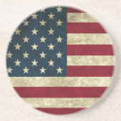 Dessous De Verre En Grès Drapeau américain (Devant)