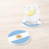 Dessous De Verre En Grès Drapeau Argentine (Côté)