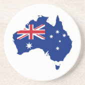 Dessous De Verre En Grès Drapeau australien (Devant)