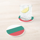 Dessous De Verre En Grès Drapeau bulgare (Côté)