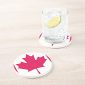 Dessous De Verre En Grès Drapeau canadien (Côté)