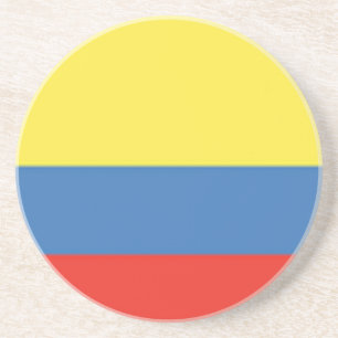 Dessous De Verre En Grès Drapeau Colombie