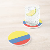 Dessous De Verre En Grès Drapeau Colombie (Côté)