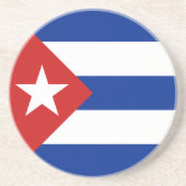 Dessous De Verre En Grès Drapeau Cuba (Devant)