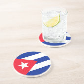 Dessous De Verre En Grès Drapeau Cuba (Côté)