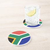 Dessous De Verre En Grès Drapeau d'Afrique du Sud (Côté)
