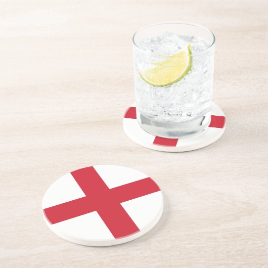 Dessous De Verre En Grès Drapeau d'Angleterre (Côté)