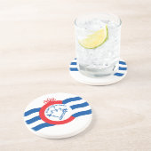 Dessous De Verre En Grès Drapeau de Cincinnati (Côté)