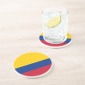 Dessous De Verre En Grès Drapeau de Colombie (Côté)