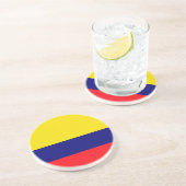 Dessous De Verre En Grès Drapeau de Colombie (Côté)