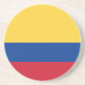 Dessous De Verre En Grès Drapeau de Colombie (Devant)