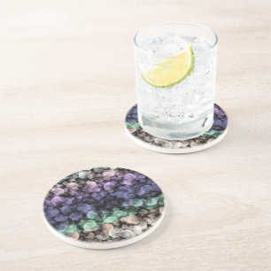 Dessous De Verre En Grès Drapeau de fierté Uingender Boho Groovy Bulles Écl