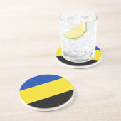 Dessous De Verre En Grès Drapeau de Gelderland (Côté)